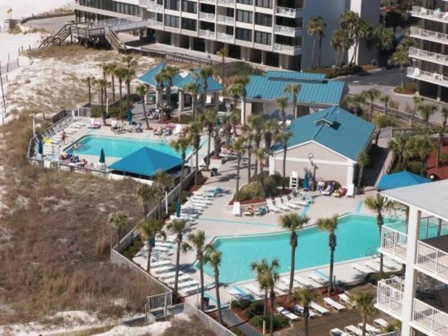 New Rental - 3Br 3Ba Corner Beachfront - 2024 Remodel - 3 Pools, Tiki Hut, Gym, Tennis Panama City Beach Exterior foto